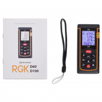 Лазерный дальномер RGK D60 С ПОВЕРКОЙ Арт. 755665